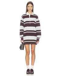 GOOD AMERICAN - The Knit Rugby Mini Dress - Lyst