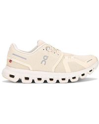 On Shoes - Zapatilla Deportiva Cloud 6 En Color Amarillo Talla En Blde & Dew - Lyst