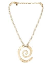 Ettika - Collar Colgante Aura Rope En Color Oro Metálico Talla - Lyst