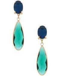 Anton Heunis - Omega Clasp Colour Drop Earrings - Lyst