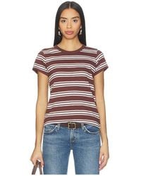 Rag & Bone - The Slub Striped Tee - Lyst