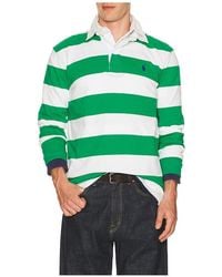 Polo Ralph Lauren - Long Sleeve Iconic Stripe Rugby Polo - Lyst