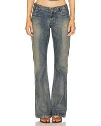 Jaded London - Whipstitch Low Rise Straight - Lyst