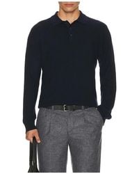 Rag & Bone - Langärmliges Polohemd Crawford - Lyst