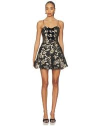 Alice + Olivia - Vestido Daniela En Color Negro Talla (También En 2, 4, 6) - Lyst