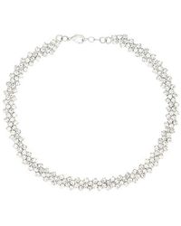 Shashi - Argent Diamond Necklace - Lyst