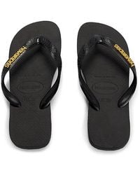 Havaianas - Top Logo Metallic Sandal - Lyst