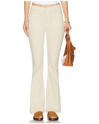 Mother - The Patch Pocket Weekend Jeans - Lyst