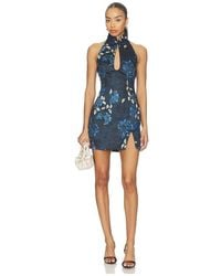 SAU LEE - Eva Satin Dress - Lyst