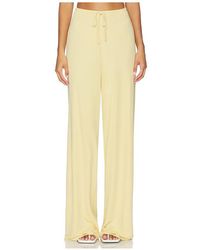 AYA MUSE - Pantalones Con Cordón Vela En Color Amarillo Talla (También En M, S, Xs) - Lyst
