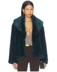 retroféte - Olsen Faux Fur Jacket - Lyst