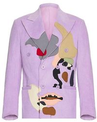 Kidsuper - Patchwork Face スーツトップブレザー - Lyst