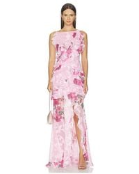 Elliatt - Eleanora Sleeveless Ruffle Gown - Lyst