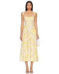 Bardot - Lilah Corset Midi Dress - Lyst