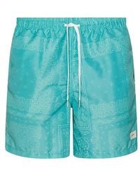 Bather - Tonal Bandana Swim Trunks - Lyst