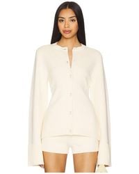 SER.O.YA - Cárdigan Tira En Color Crema Talla En - Lyst