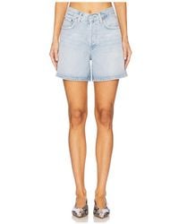 Agolde - V-Waist Short En Color Azul Talla (También En 24, 25, 26, 27, 28, 29, 30, 31, 32, 33, 34) - Lyst