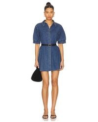 FRAME - Vestido Denim Play En Color Azul Talla (También En M, S, Xs) - Lyst