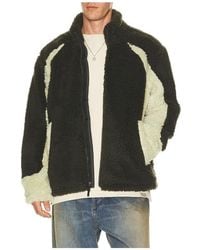 Obey - Center Field Sherpa Jacket - Lyst
