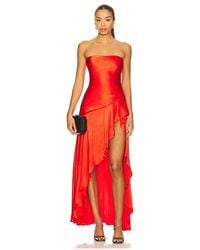 h and m draped jersey dress Henley Slinky Drape Maxi Dress / Black | MESHKI main image 0