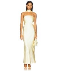 SNDY'S - X Revolve Angelina Neck Tie Maxi Dress - Lyst