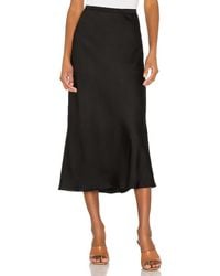 Anine Bing - Bar Silk Skirt - Lyst