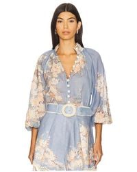 Zimmermann - Cascadian Billow Blouse - Lyst