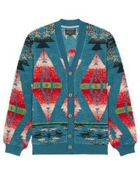 Beams Plus - Cardigan Boa Jacquard - Lyst