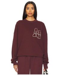 Anine Bing - Miles Oversized Sweatshirt Letterman - Lyst