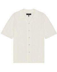 Rag & Bone - Zuma Pointelle Avery Shirt - Lyst