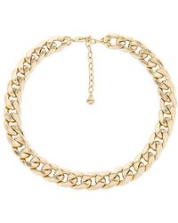 BaubleBar - Michaela Curb Chain Necklace - Lyst