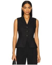 Elodie the Label - Weste Mit Leinenanteil Mila - Lyst