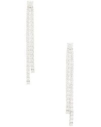 Shashi - Hängeohrringe Solitaire - Lyst