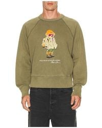 Polo Ralph Lauren - Seasonal Fleece Rocks Bear Crewneck Sweatshirt - Lyst