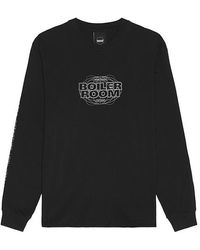 BOILER ROOM - Camiseta En Color Negro Talla (También En M, S, Xl/1X) - Lyst
