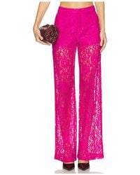 L'Agence - Livvy Straight Leg Trouser - Lyst
