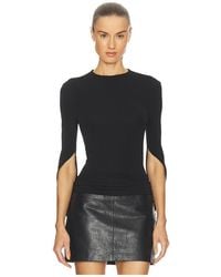 Alexander Wang - Drape Back Sleeves Top - Lyst