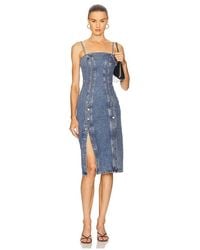 Fleur du Mal - Snap Midi Dress - Lyst