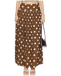 MAJORELLE - Dot Maxi Skirt - Lyst