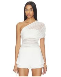 Misha - The Interwoven Silk Top - Lyst