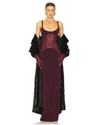 Helsa - Sheer Knit Curve Maxi Dress - Lyst
