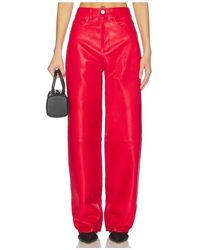 Rohe - Baggy Leather Trouser - Lyst