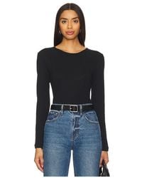 Leset - Pointelle Long Sleeve - Lyst