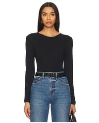 Leset - Pointelle Long Sleeve - Lyst