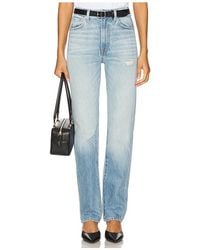 GRLFRND - Sara Super High Rise Straight Jeans En Color Azul Talla (También En 24, 25, 26, 27, 28, 29) - Lyst