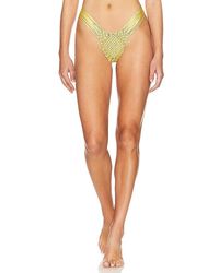 Indah - Samui Skimpy Solid Macrame Bikini Bottom - Lyst