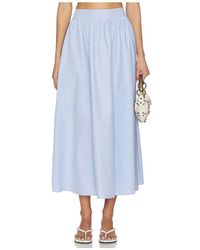 Susana Monaco - Poplin Midi Skirt - Lyst