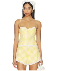 MAJORELLE - Peggy Bustier Top - Lyst