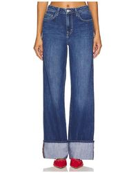 L'Agence - Miley Wide Leg Jeans - Lyst