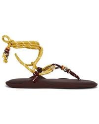 FLOWZE - Flò Twin Beaded Sandal - Lyst